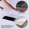 MOROBOR Acrylic Corner Brackets Clear 3 Hole Angle Joint Brackets