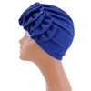 Erinaco Women African Glitter Beaded Flower Pre-Tied Headscarf Beanie Bonnet