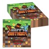 Pack of 40 Pixel Napkins Children's Birthday, Pixel Children's Birthday