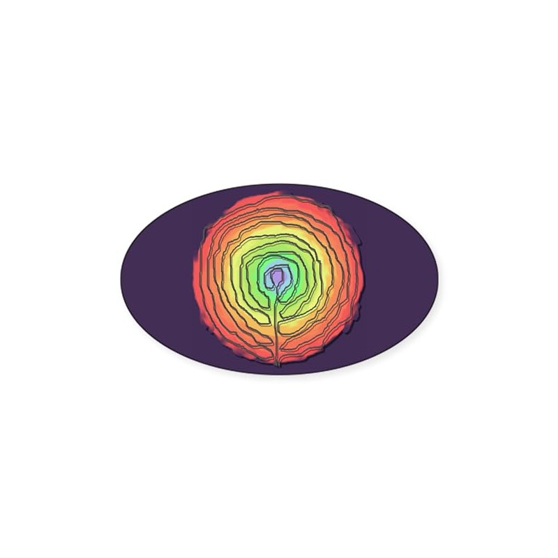 CafePress Trust Birth Labyrinth Oval Sticker Oval Car Bumper Sticker