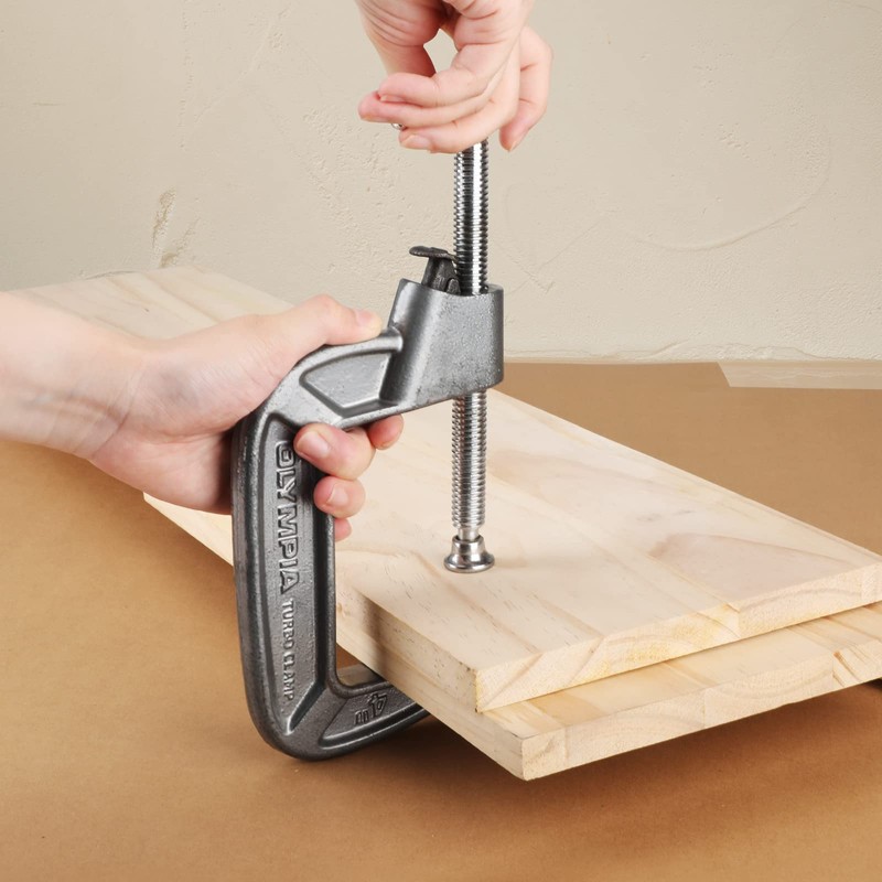 Olympia Tools 4In x 3In Turbo Clamp, C-Clamp, 38-151