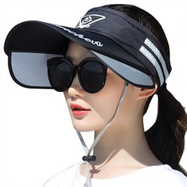 Sommer Visor Cap Kappe Sunvisor Leerer Top Kappe Sport Hüte Outdoor Unisex Sonnenhut Sonnenschild Einstellbar Anti-UV für Reisen Radsport Golf Tennis Sport Laufen Joggen Angeln