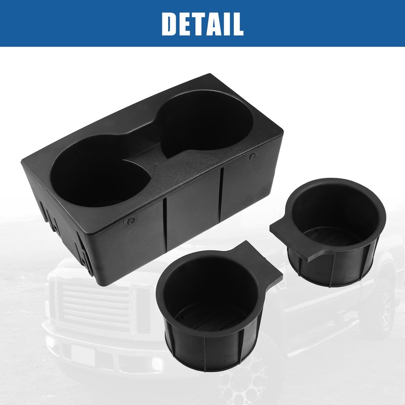 A ABSOPRO Front middle cup holder insert BC3Z7813562AA for Ford