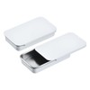 uxcell 30 Pcs Classic White Metal Tin Box Containers, 2.4x1.3x0.4
