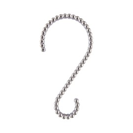 Utopia Alley Shower Hooks - Shower Curtain Rings for Bathroom - Rust Proof Shower Curtain Hooks for Shower Curtain or Liner - Set of 12, Polished Chrome