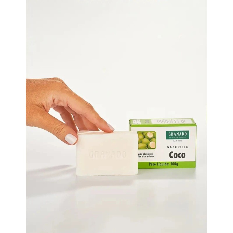 Granado Coconut Luxury Bath Bar Soap 100 g 3.5 oz