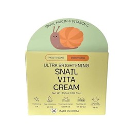 BONNYHILL SNAIL VITA Cream, Korean Skincare, Revitalizing Moisturizing Face Cream, 3.38 fl.oz. (100ml/3.38oz, Snail Vita)