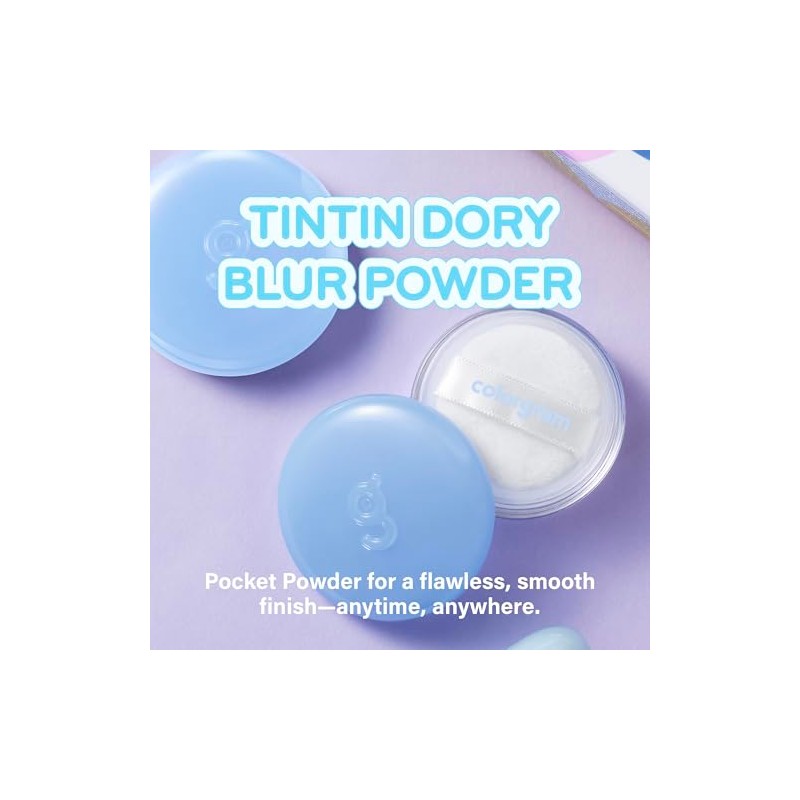 Tintin Dory Blur Powder 0.14oz Polvo para difuminar los poros