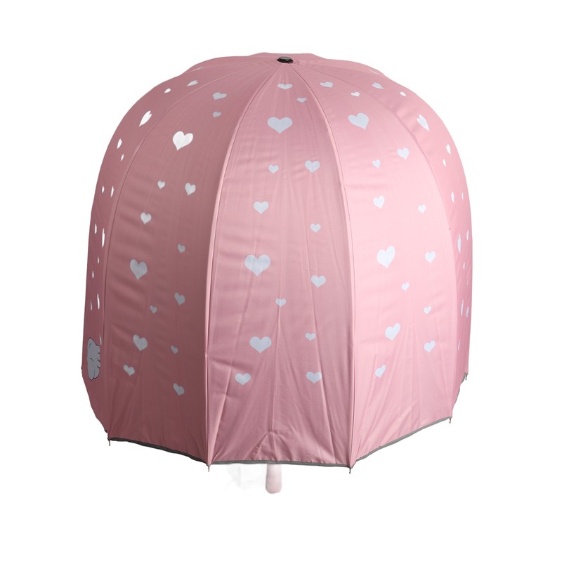Cute Helmet Umbrella UV Resistant Windproof Rainproof Helmet Shaped Dome