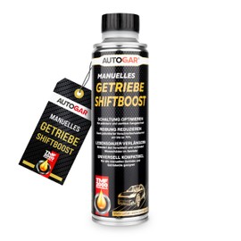 AUTOGAR® Manuelles Getriebe Shiftboost 250ml - Schaltgetriebeöl Additiv mit TMF-2000® - Für geschmeidigeres Schalten & effektiven Schutz - Kompatibel mit Allen Schaltgetrieben