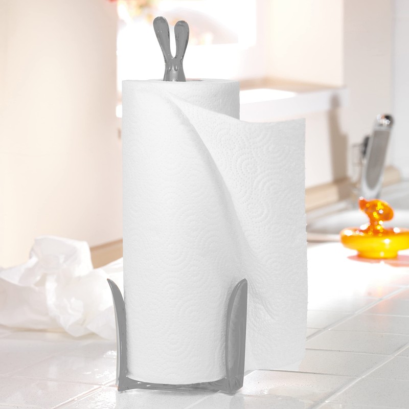 koziol ROGER Paper Towel Stand / Kitchen Roll Holder, solid