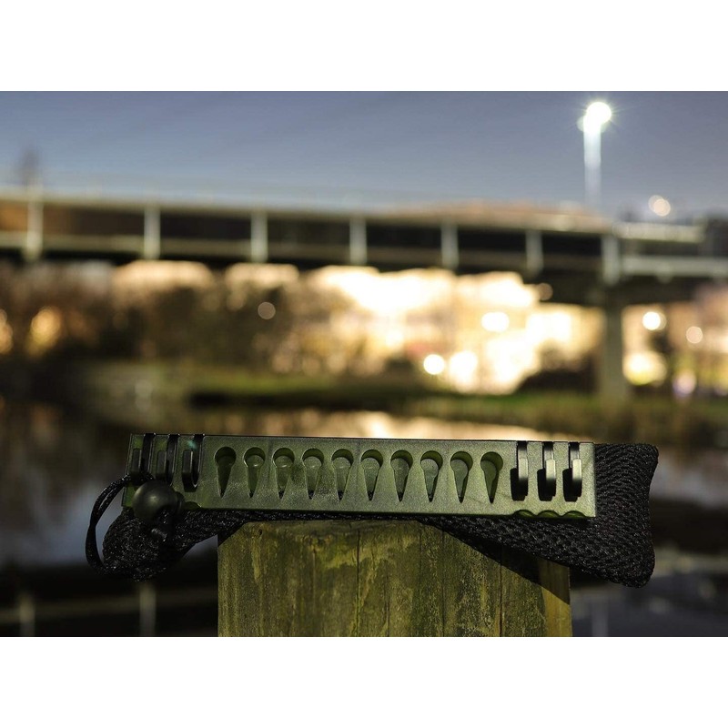 Sunblesa Magnetic Carp Fishing Bivvy Rig Rack W Metal Hook