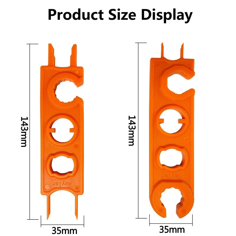 Solar Tool Wrench, Photovoltaic Solar Wrench, Plug Re-Release Plug Tool,