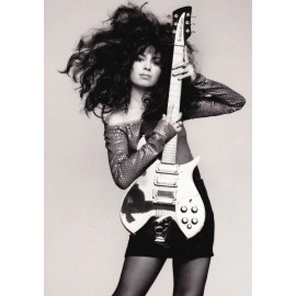 ‘SUSANNA HOFFS’ Beautiful Lead Vocalist “The Bangles” 5X7 B&W Glossy “STUNNING!”