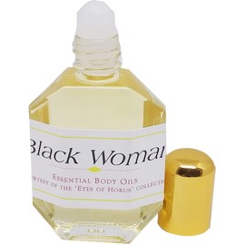 TCEShop Black Woman For Women Scented Body Oil Fragrance [Roll-On - Gold - 1/2 oz.] - ID#5158