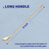 2 Pcs 12 Inches Bar Spoon, Long Handle Mixing Stirrers