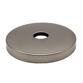 Corla 4" Modern Oversized Shower Arm Flange | Universal Replacement Escutcheon Cover Plate (Brushed Nickel)