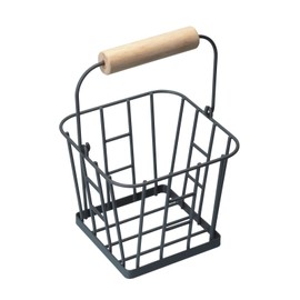 KitchenCraft Living Nostalgia Wire Egg Basket - Grey