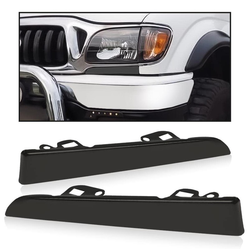 G-PLUS Front Bumper Headlight Grille Filler Trim Panels Set Left