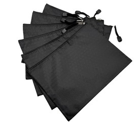 6 Stück Geldtaschen Banktasche, 18 * 24cm A5 PU Banktasche, Geldscheintasche mit Reißverschluss, Bankmappe Groß, Bargeld Aufbewahrung,langlebig & leicht, für Schule, Reisen, Haushalt & Business