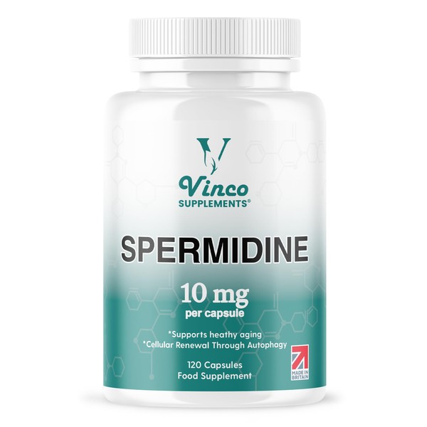 Vinco Spermidine Supplement - 10mg x 120 High Strength Spermidine