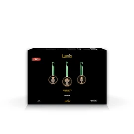 Lumix® Highlights leuchtende, kabellose LED-Acrylglastaler, mystic grün 76010