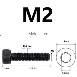 Love MEI M2 x 5 Screw Set, Compatible Love MEI Brands, with Screwdriver (Pack of 12)