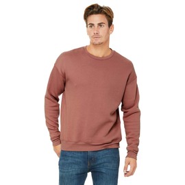 Bella + Canvas Unisex Drop Shoulder Fleece XL MAUVE