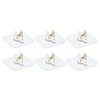 QUARKZMAN Pack of 6 PVC Water Pipe Clamp Brackets Fits