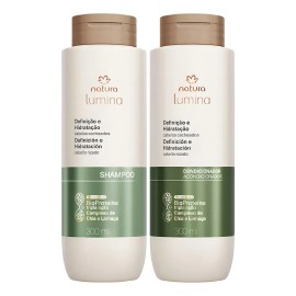 Shampoo + Acondicionador Antifrizz Lumina® Cabello Rizado