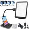 M MAGDEPO 4X Gooseneck Magnifying Lamp Lighted with 28 SMD