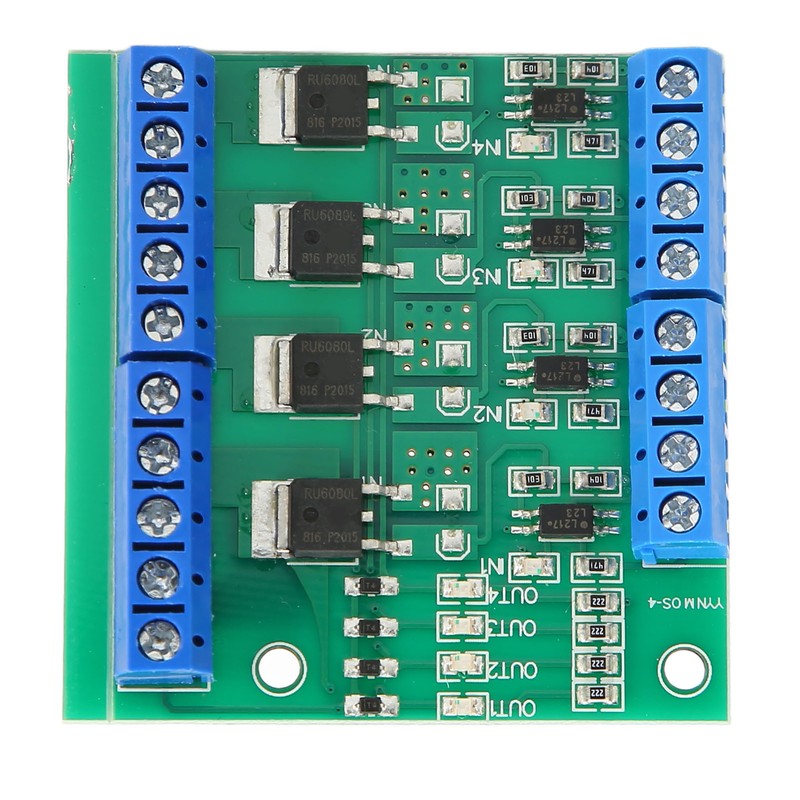 MOS Driver Module 4 Way Field Effect PLC Amplifier Board