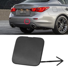 URSOGUDE Rear Bumper Tow Hook Eye Cover Cap Fit for Infiniti Q50 2014-2018 85071-4GA0A