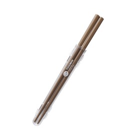 CBJAPAN DSK Chopsticks with Case, Antibacterial Design, Ash Brown, Dishwasher Safe, Bento Chopsticks, 8.1 inches (20.5 cm), No Crunching, Dedicated Case, Easy to Put In and Take Out, Natural Wood, Painted Chopsticks