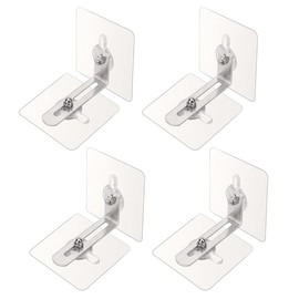 BEPSYOM 4 Pieces Tilt Protection Furniture for Toddlers, Tilt Protection Furniture Wall Anchor, Anti-Tip Holder for Baby Proofing & Pet Protection, Wall Anchor, Anchor Straps No Drilling