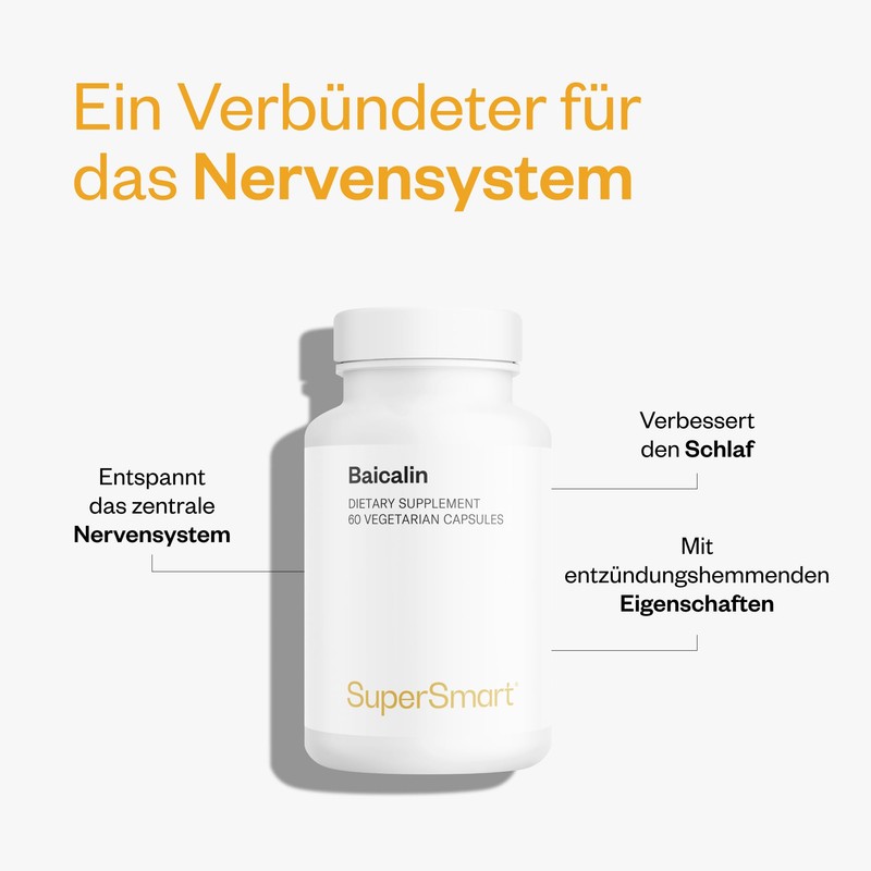 Baicalin 500 mg per day - Contributes to a healthy