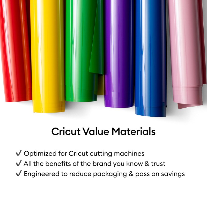 Rotolo di vinile termoadesivo Cricut Value