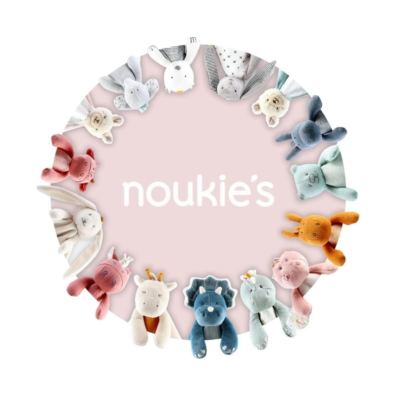 NOUKIE'S - Backpack - Veloudoux - Popsie le Triceratops -