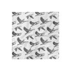Lunarable Geese Head Scarf, Flying Animals with Wings, Hair Wrap,