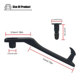 LXROAR01 Front Floor Carpet Hook Compatible with Toyota ‎FJ Cruiser 2007 2008 2009 2010 year, for 58521-35050 Floor Mat Clips
