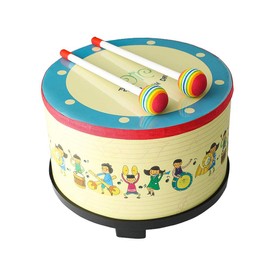 Floor Tom Drum 10 inch Gathering Club Carnival Colorful Percussion Instrument with 2 Mallets Music Drum for Child Special Christmas Birthday Gift(10 inch)