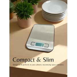 Digital Kitchen Scale 10kg/22lb 0.1g Digital Food Scale with Tare Function Measures in g, oz, lb, and ml Ideal for Cooking, Baking, and Meal Prep