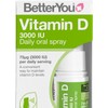 BetterYou Vitamin D 3000 IU Daily Oral Spray, Pill-free Vitamin D3 Supplement, Supports Bones, Teeth and a Healthy Immune System, 3-month Supply, Made in the UK, Natural Peppermint Flavour