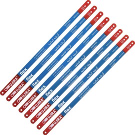 20 Pieces Hacksaw Replacement Blades Metal Cutting Hacksaw Blades with 18 Teeth and 24 Teeth Per Inch