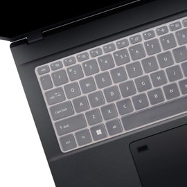 MUBUY Keyboard Cover for Acer TravelMate P2 TMP215-41 TMP215-55 15.6“, TravelMate Vero TMV15-51 15.6", TravelMate P4 16" TMP416-51 TMP416-53 16 "Laptop Keyboard Skin-Clear