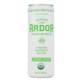 Ardor Sparkling Water - Mexican Lime 12 fl. oz (Pack of 12)
