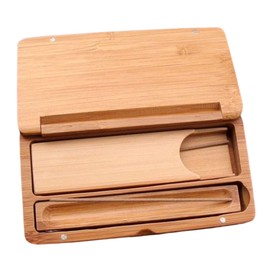 Leiasnow Incense Burner, Bamboo Wood Incense Burner, Incense Holder, Incense Case, Stick, Relaxation, Interior (Rounded Corners)