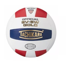 Tachikara SV-5W GOLD Volleyball - Red/Navy