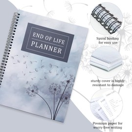 Jubilife End of Life Planner | Guided Estate Planning Organizer Notebook | Final Arrangements & Will Preparation | Last Wishes & Funeral Planning | Easy Organizer for Beneficiaries (8.5x11 inches)