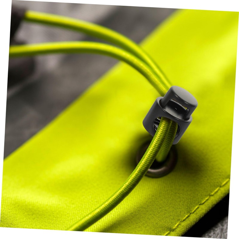 DOITOOL 24Pcs Spring Cord Toggle for Drawstrings Double Single Cord